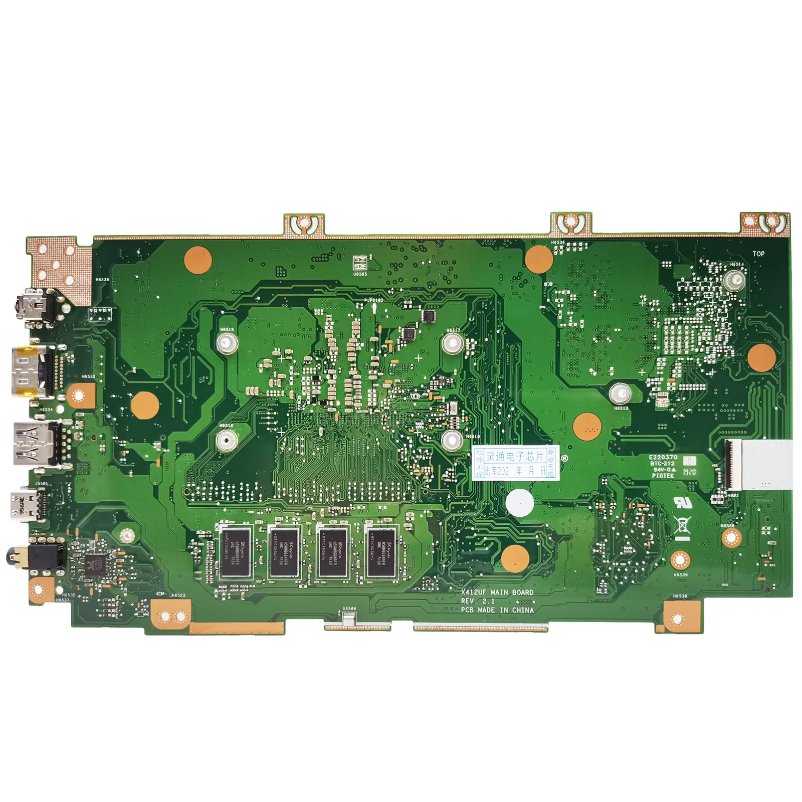 Placa base X412UA para ordenador portátil, placa base para Asus Vivobook F412U J412U A412U X412UB X412UF, CPU i3 i5 i7-7th/8th Gen 4G-RAM