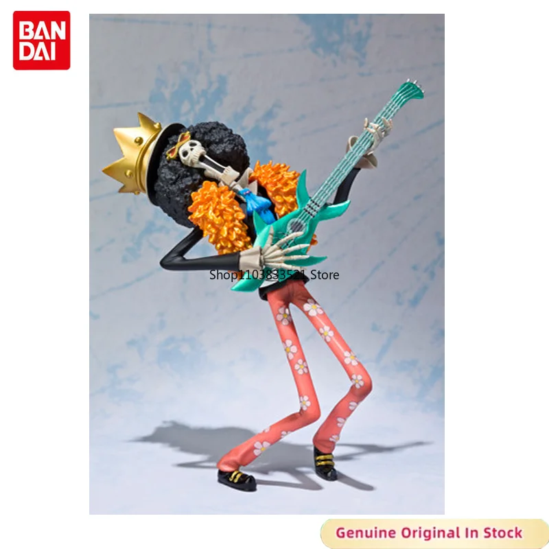 

BANDAI Original Figuarts Zero Anime One Piece BROOK ，New World Ver. COOL STYLE Character Action Figure Model Desktop Ornaments