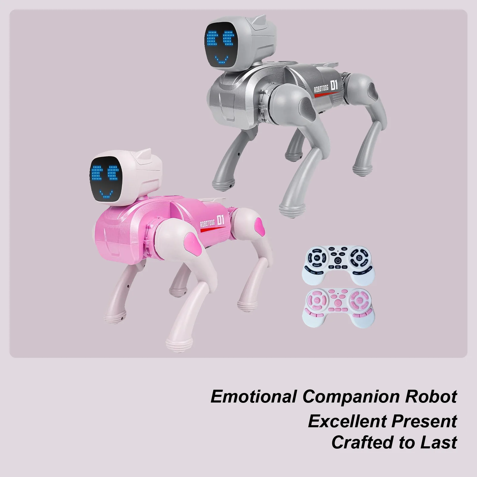 Robot chien voix App contrôle réaliste jouets éducatifs Intelligent marche robotique chiens animaux de compagnie pour enfants filles maison voyage intérieur