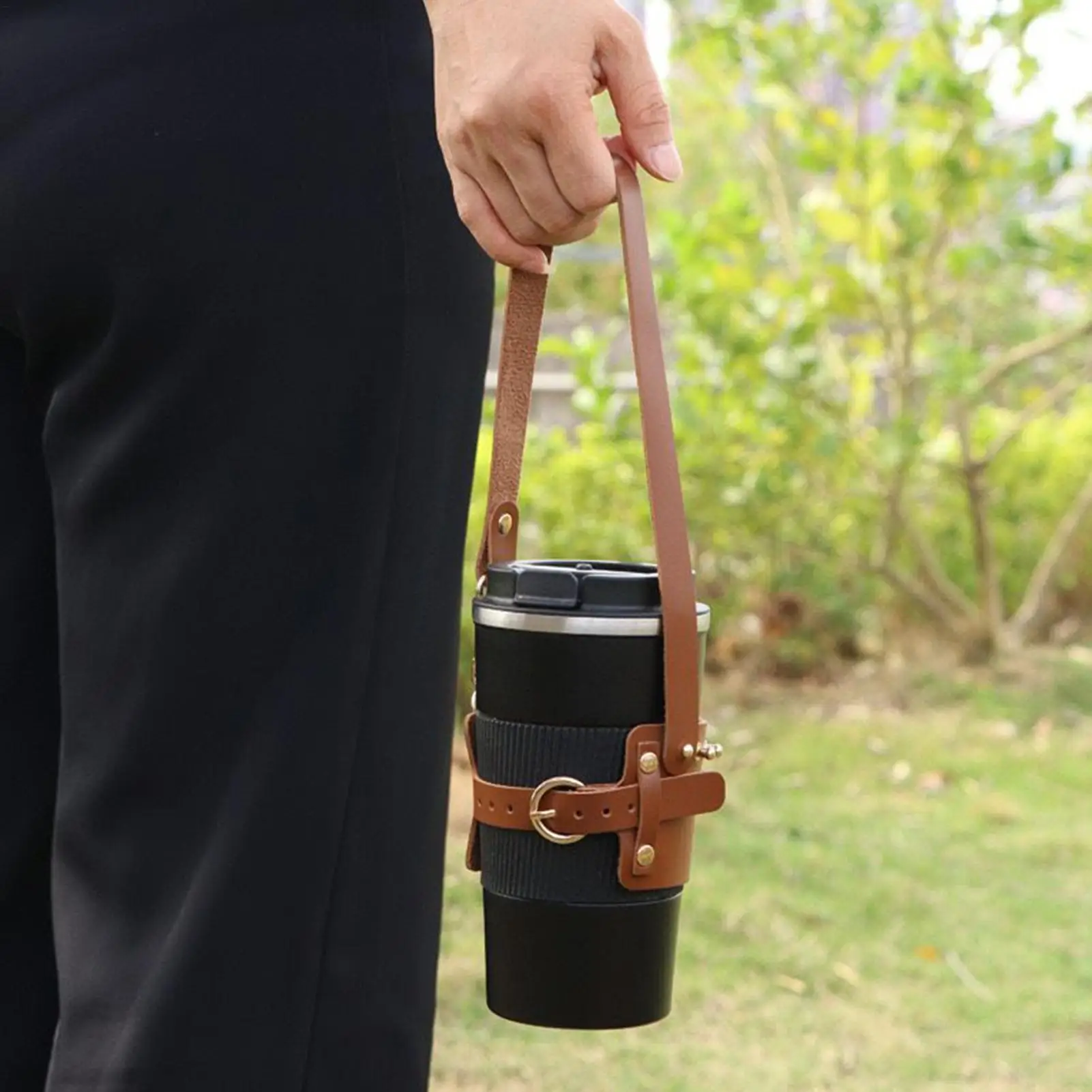 

Water Bottle Strap Water Bottle Carrier Ergonomic Lightweight Anti Slip Sling For Elderly Kids Backpacking Camping School