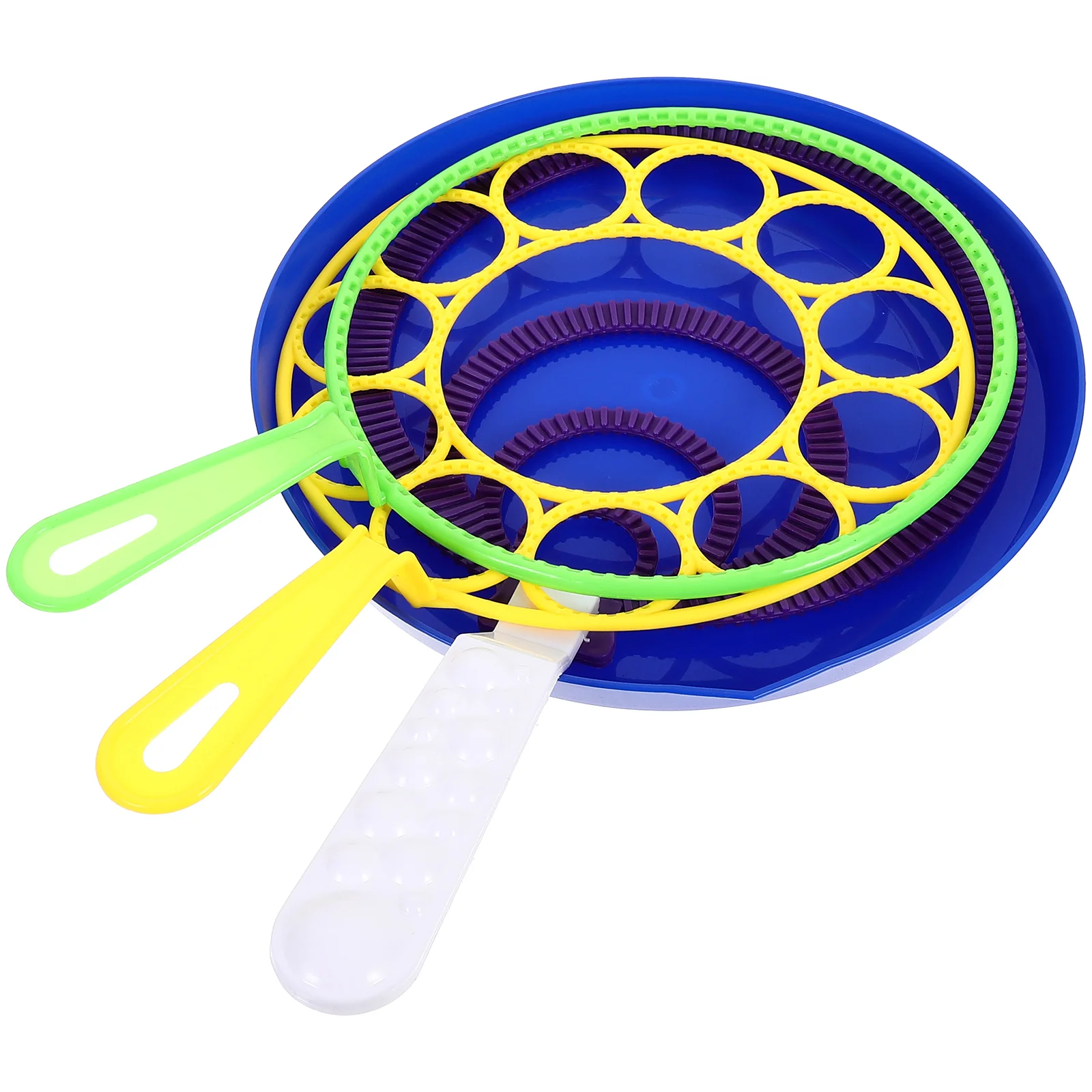 

Portable Bubble Wands Bubble Maker Rings Bubble Blowing Tools Outdoor Fun Parent-Child Interactive Toy Random Color