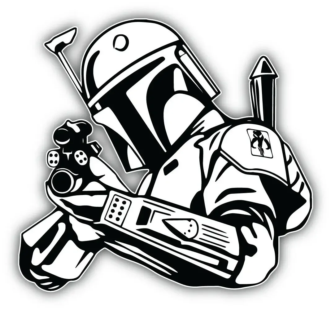 

Car Sticker Cartoon Planet Sith Trooper Vinyl Car Motorcycle Bumper Rear Window Decorative Decal Waterproof Sunscreen,15CM