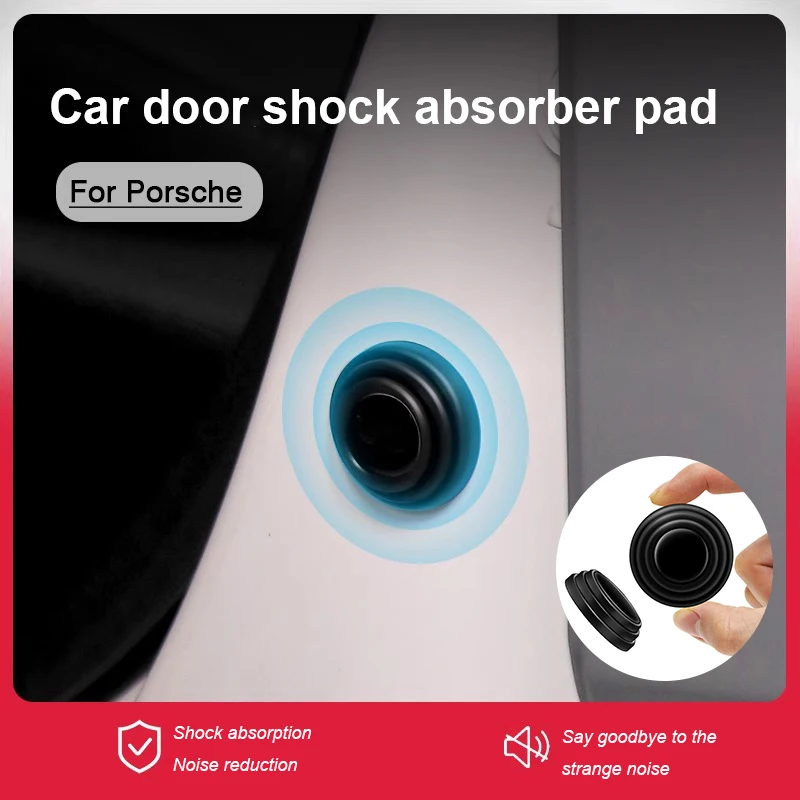 

For Porsche Macan Cayenne Panamera 911 Silicone Car Door Shock Absorbers Silent Mat Soundproof Anti-collision Cushion Buffer pad