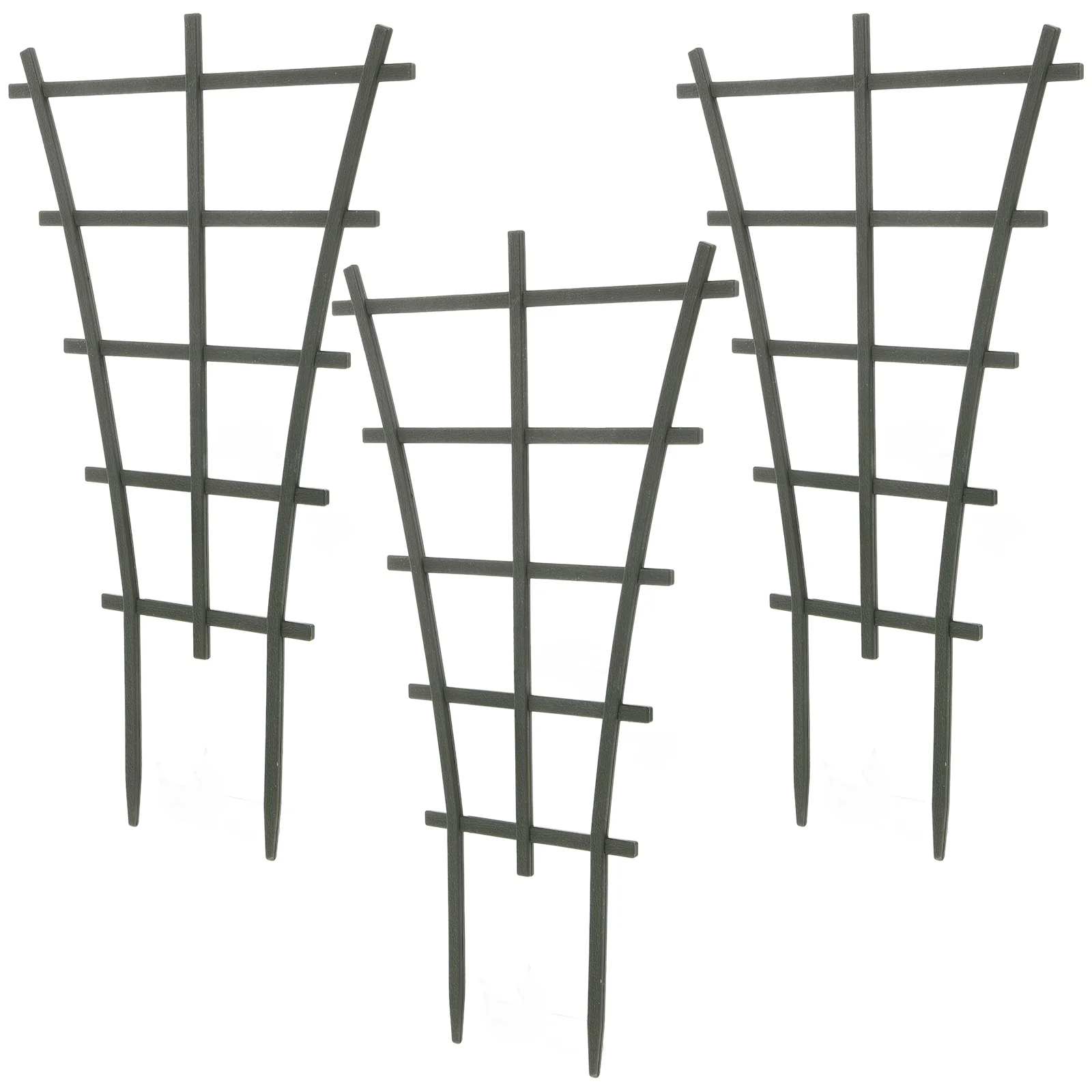 3 Pcs T-shaped Flower Stand Vegetable Cage Climbing Plant Support Stake Trellises Houseplants Flowers Potted Rack