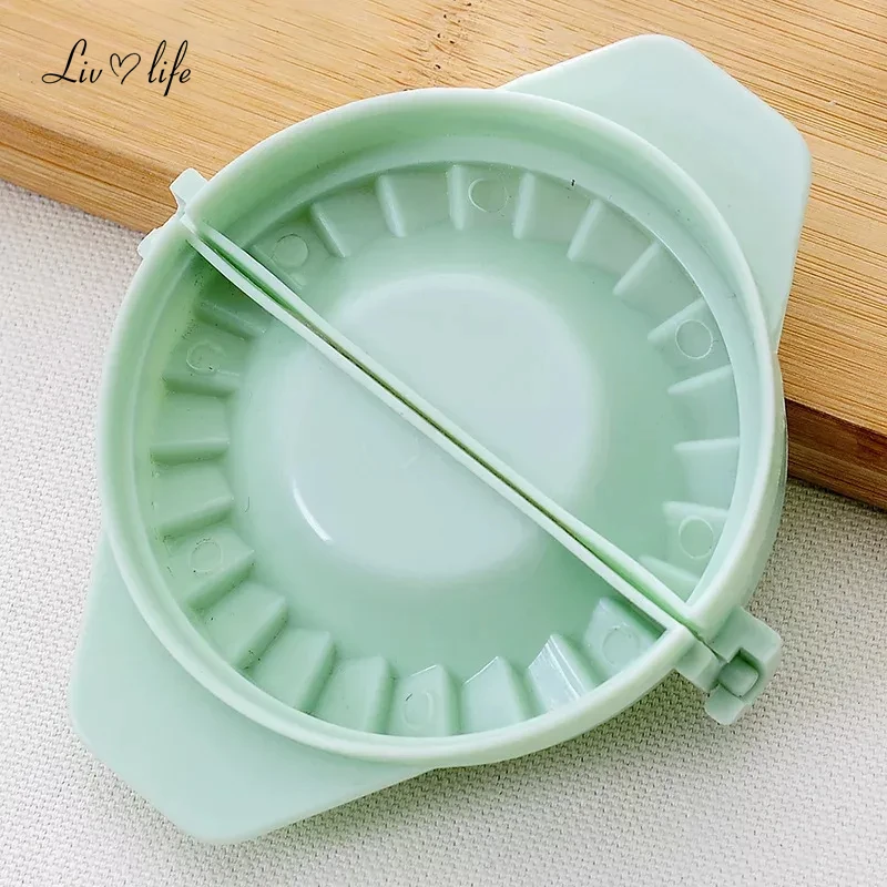 Dumpling Mold DIY Dumplings Maker Dough Pressing Tool Dumpling Skin Pressing Tool Manual Wrapper Portable Kitchen Tool