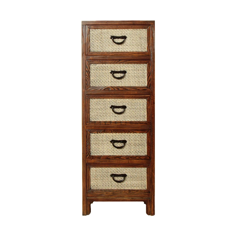 

Solid wood chest of drawers, crevice narrow cabinet, side cabinet, drawer type storage cabinet, living room, bedroom locker