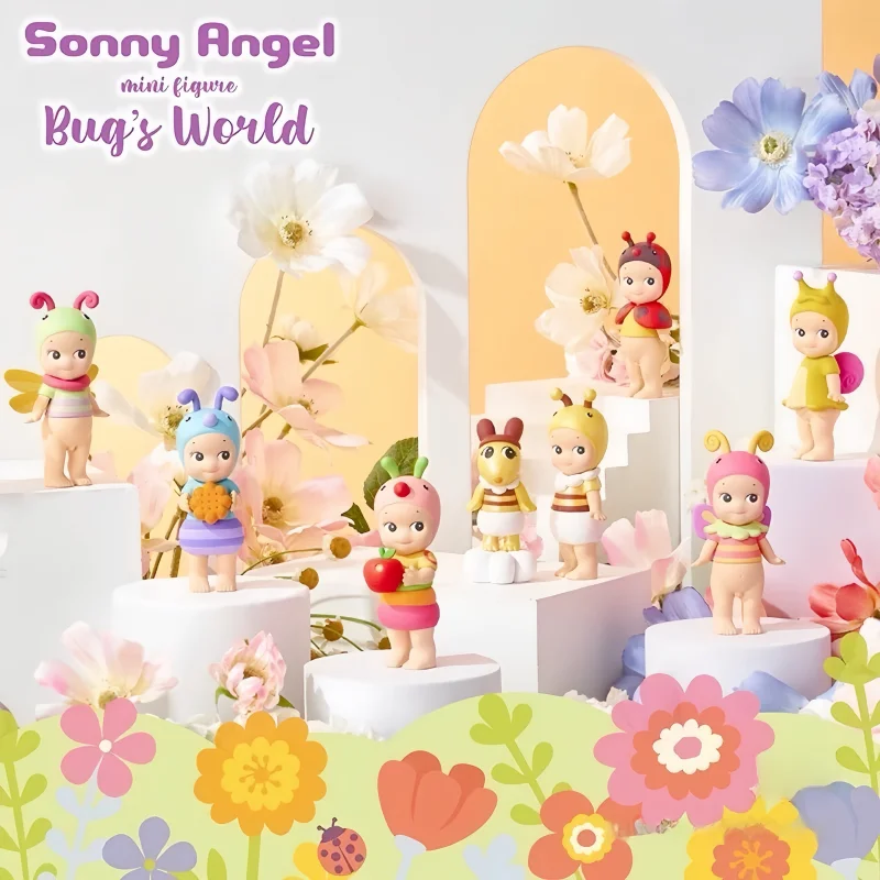 

New Hot Out of Print Original Sonny Angel Mini Figure Bug's World Series Blind Box Confirm style Hand Model Fan Birthday Gift