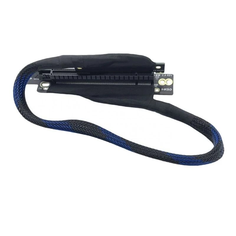 ABFM - Câble d'extension souple et flexible pour carte graphique PCIe 4.0 X8 vers X16 pour serveur IA, GPU GEN 4 (50 cm 16AD4)