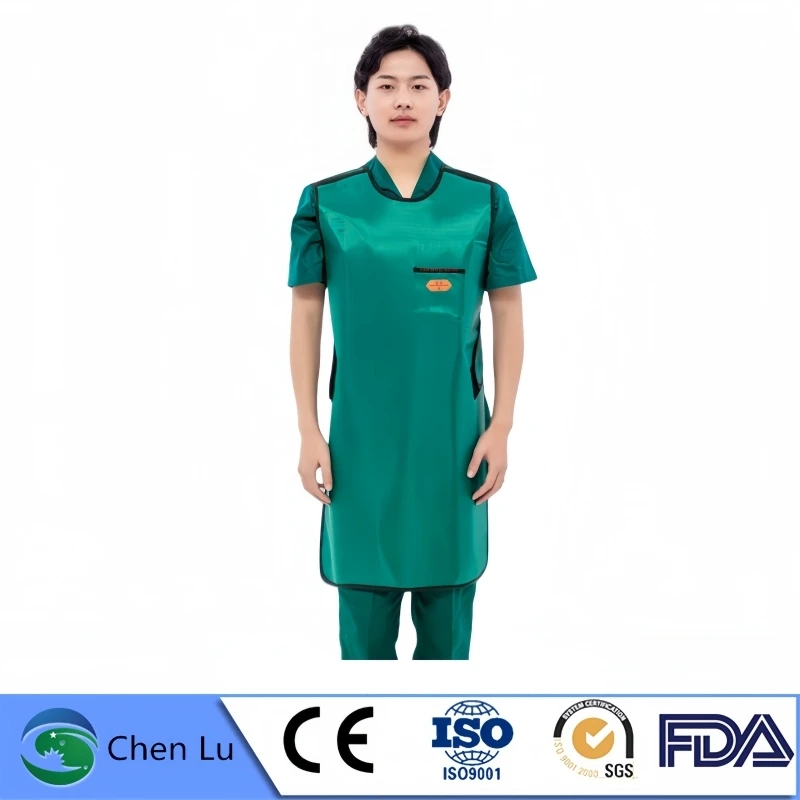 Protezione radiologica dai raggi X gamma, grembiule in piombo da 0,35/0,5 mmpb, protezione dalle radiazioni ionizzante, indumenti leggeri in piombo