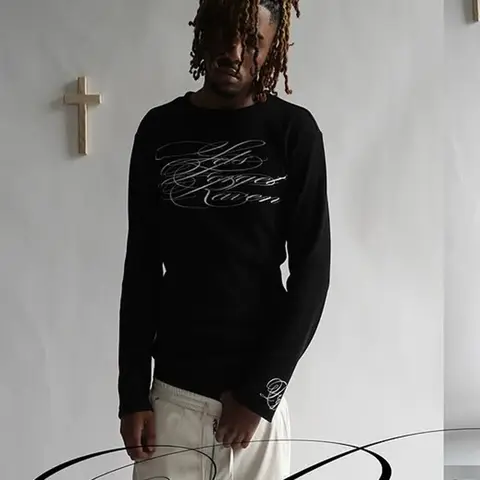 Amerikan Koyu Retro Y2K Baskılı Uzun Kollu Tişört Günlük Giyim için Sokak Modası Gotik Trendy Üst Giyim