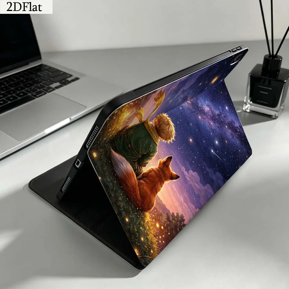 L-Le Petit Prince For iPad Pro mini Air A16 A14 6 5 4 6th 7 7th 11th 9Gen 13 M5 11 A17 Pro M4 Inch Tablet Case Gift