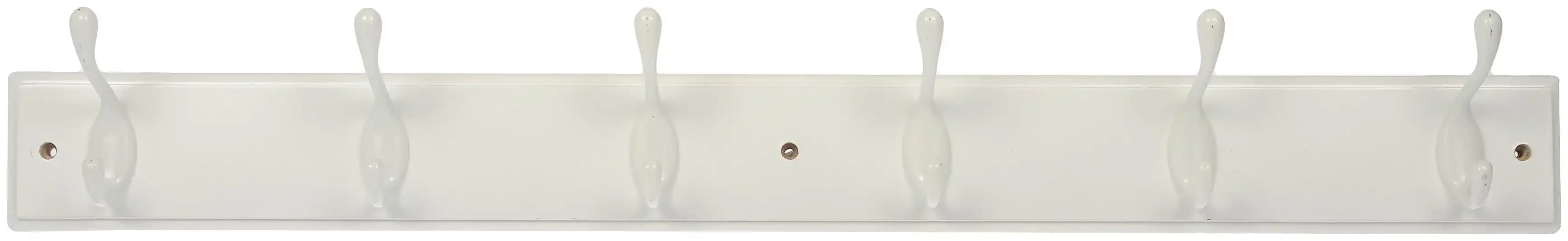 

HOME.6-Hook 27 In. Hook Board With 45 Lb Working Capacity, White,Fast delivery