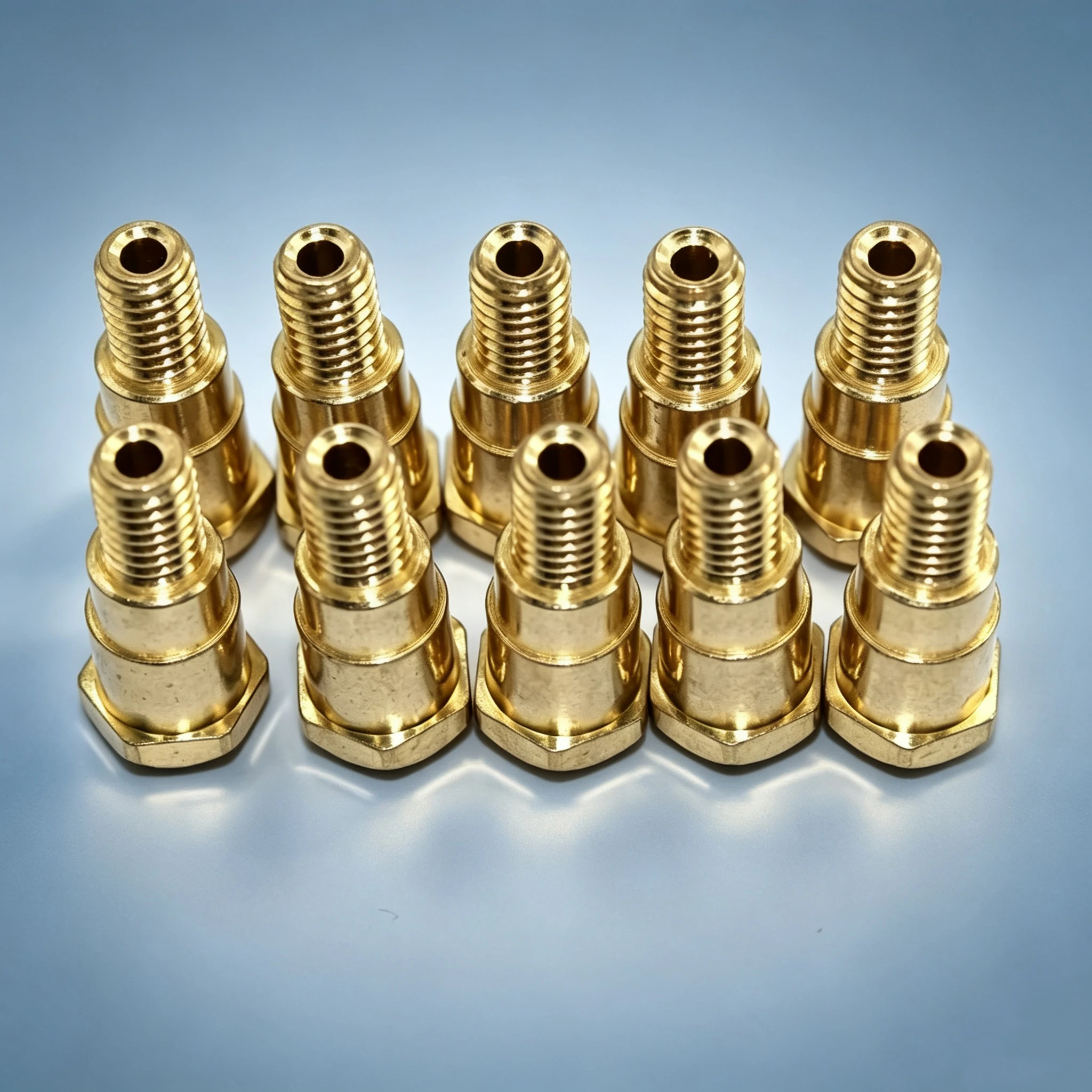 10Pcs MIG Welding Contact Tips, 24KD/36KD Torch Nozzle Tips, MIG MAG Torch Replacement Parts Accessories for CO2 Welding Machine