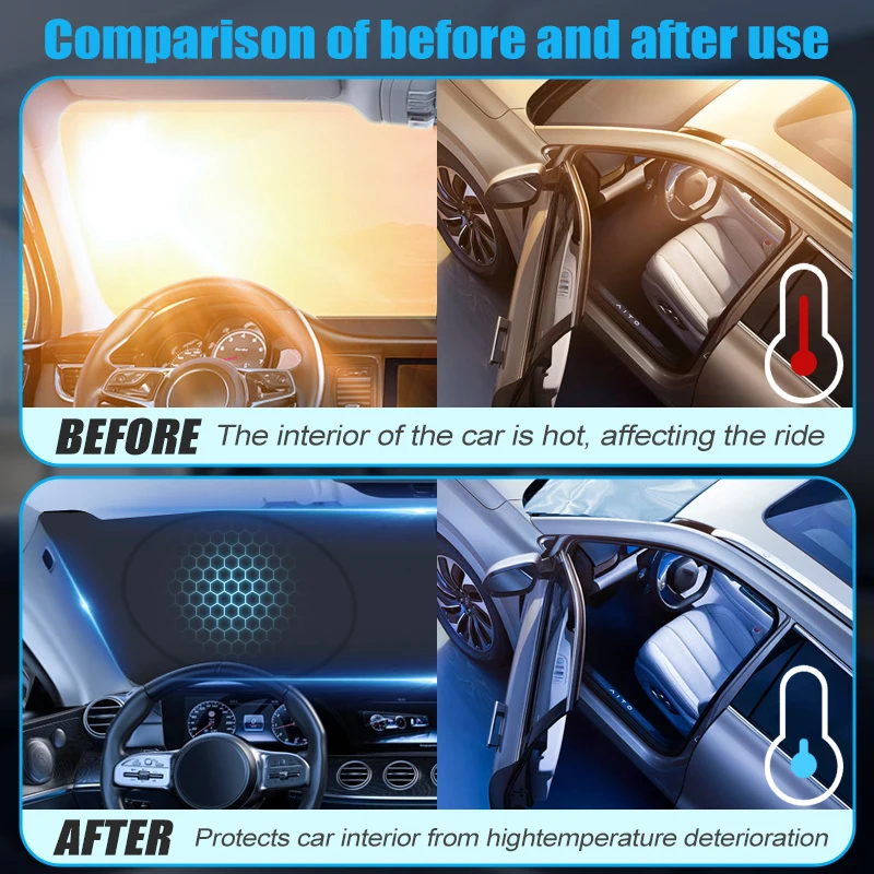 Pare-soleil de voiture pour fe - Car Accessories Xcent avis et prix