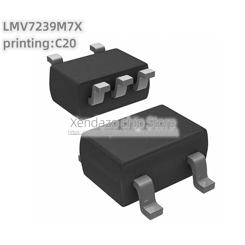 5pcs/lot LMV7239M7X Silk screen printing C20 SC70-5 package Original genuine Comparator chip