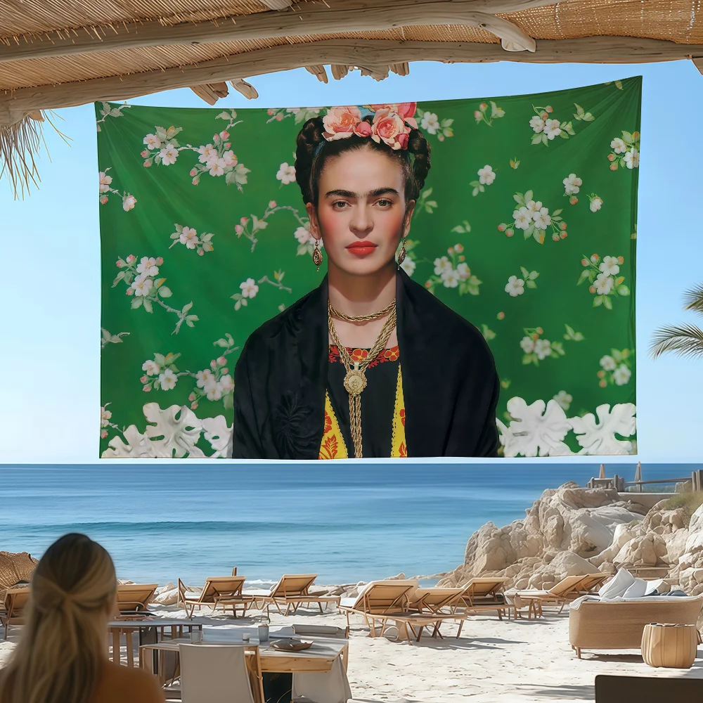 Art F-Frida K-Kahlo-S flag For Garden Party Living Room Home Wall Decor Banner Bedroom Outdoor Tapestry