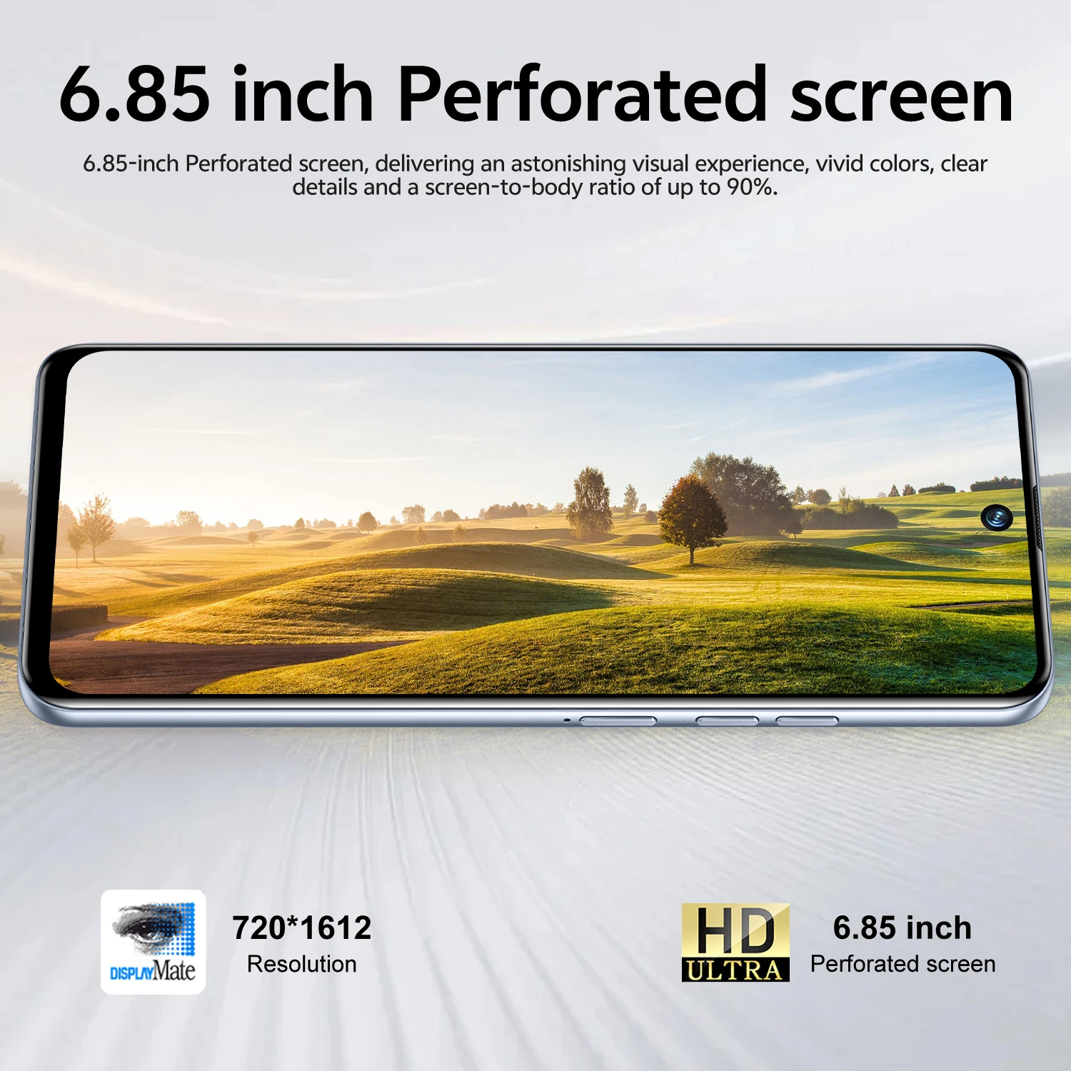 IVMI Global Camon50 Pro Smartphone 6.85-inch Android 10 3GB Memory 16GB ROM Face ID 4G Network Google Play Store Phone