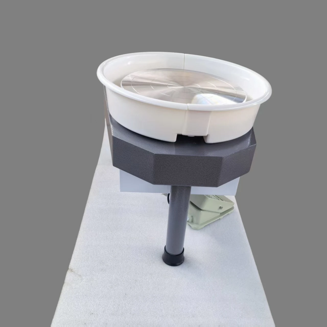 350W Brushless DC Variable Speed Pottery Wheel Machine, Intelligent Stepless Speed Regulation Ceramic Forming Machine for School
