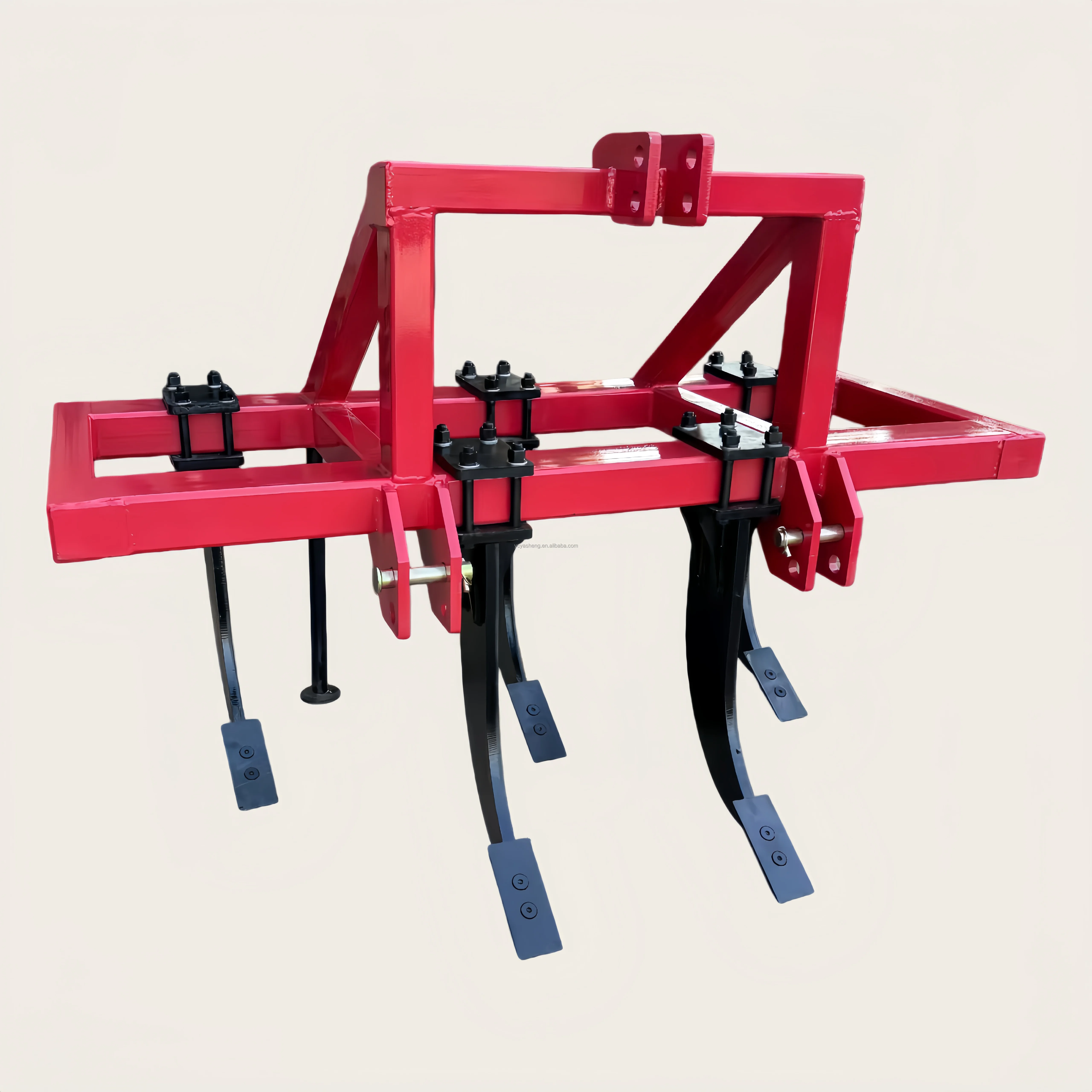 Hot Sale Diesel Farm Subsoiler Ripper Machine Tractor 3 Point Heavy Deep Ripper Plough with 20-55cm Working Depth 50-60HP