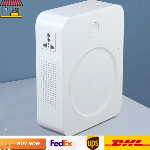 110V to 220V Voltage Converter Transformers|  White Portable Step Up Transform Adapter