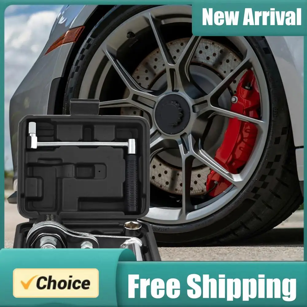 

Wrench Booster Tire Nut Remover with 17mm/19mm/21mm Sockets Tire Disassembly Labor Saving Wrench for Loosening Car Tire Lug Nuts