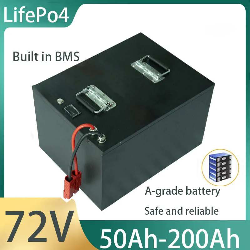 

72V A-class battery, 50Ah 60AH 80AH 100AH 120AH 150Ah 200AH LifePo4 lithium battery, golf cart, electric vehicle, forklift