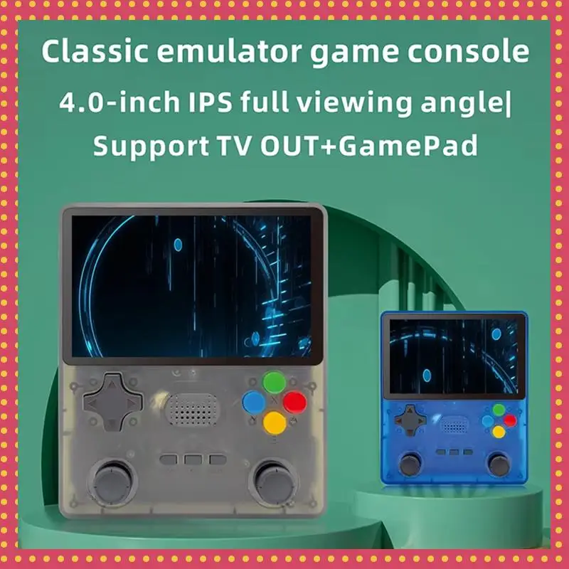 

B74A R39S Retro Handheld Video Game Console Linux System 4 Inch IPS Screen Portable Pocket PSP Video Games Player 64GB