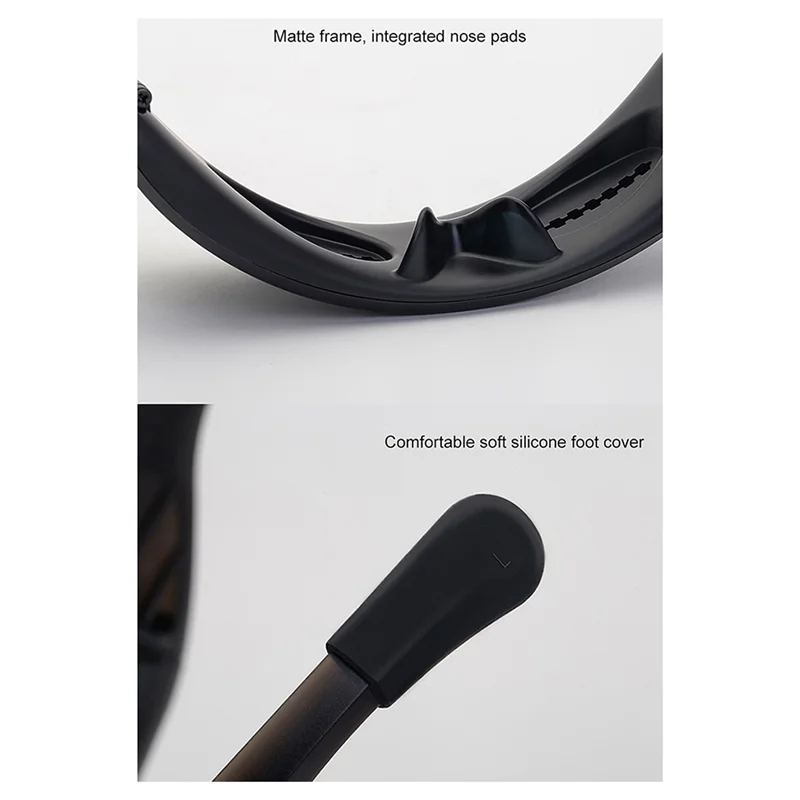 A42Z-블루투스 빛나는 안경 바 축제 성능 안경에 적합한 반짝 이는 전자 LED 소품 빛나는 안경