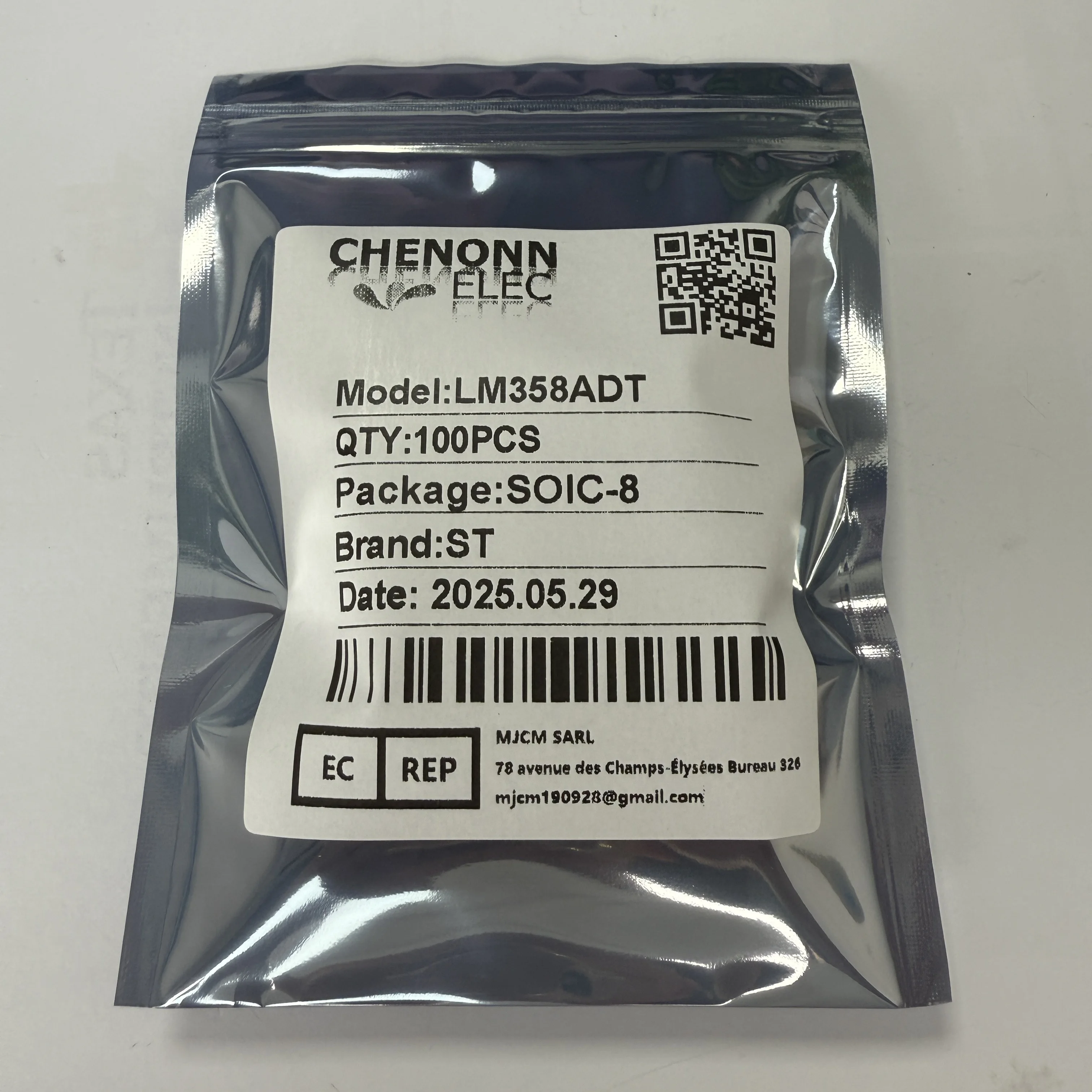 100 PÇS/LOTE LM358ADT (amplificador Operacional)