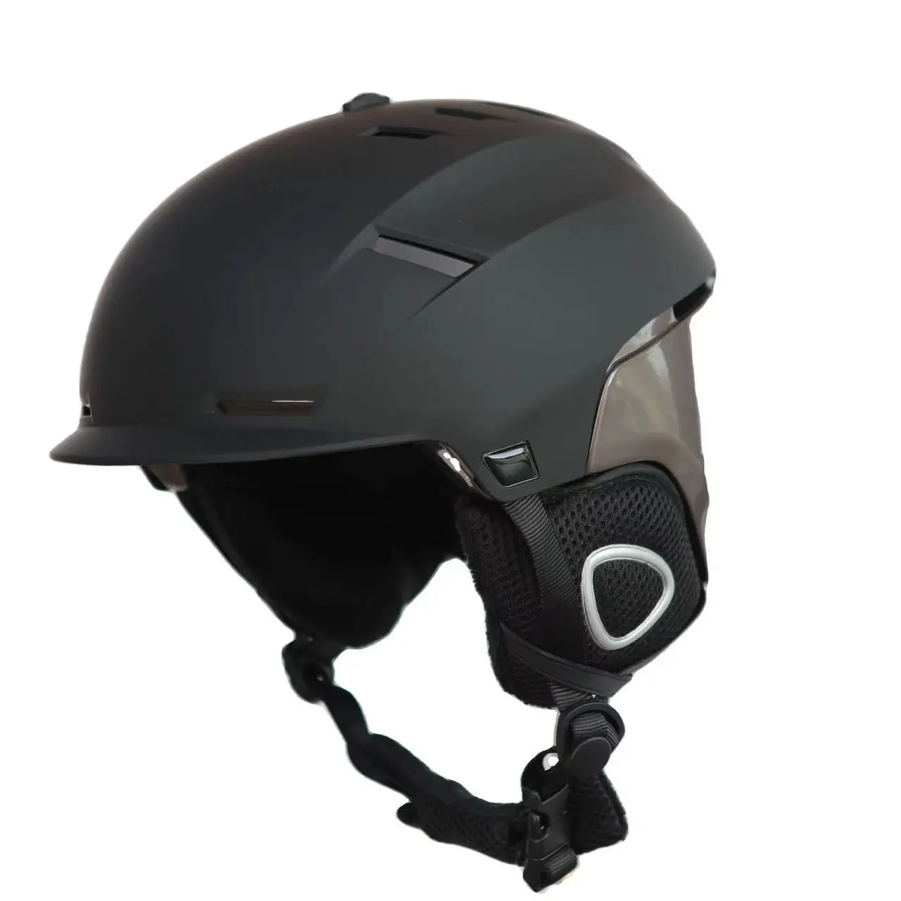 세련된 ABS + EPS 소재, 사이즈 조절 가능, 햇빛 가리개 포함 성인용/청소년용 멀티 스포츠 스키 헬멧