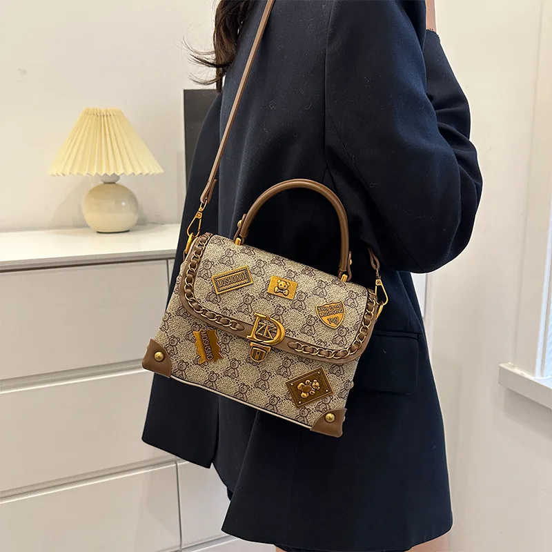 

Самый популярный выбор 2025 года! Женская просторная сумка-бокс - коллекция 2025 года, трансформируемая сумка через плечо/ручная переноска, модный стеганый дизайн