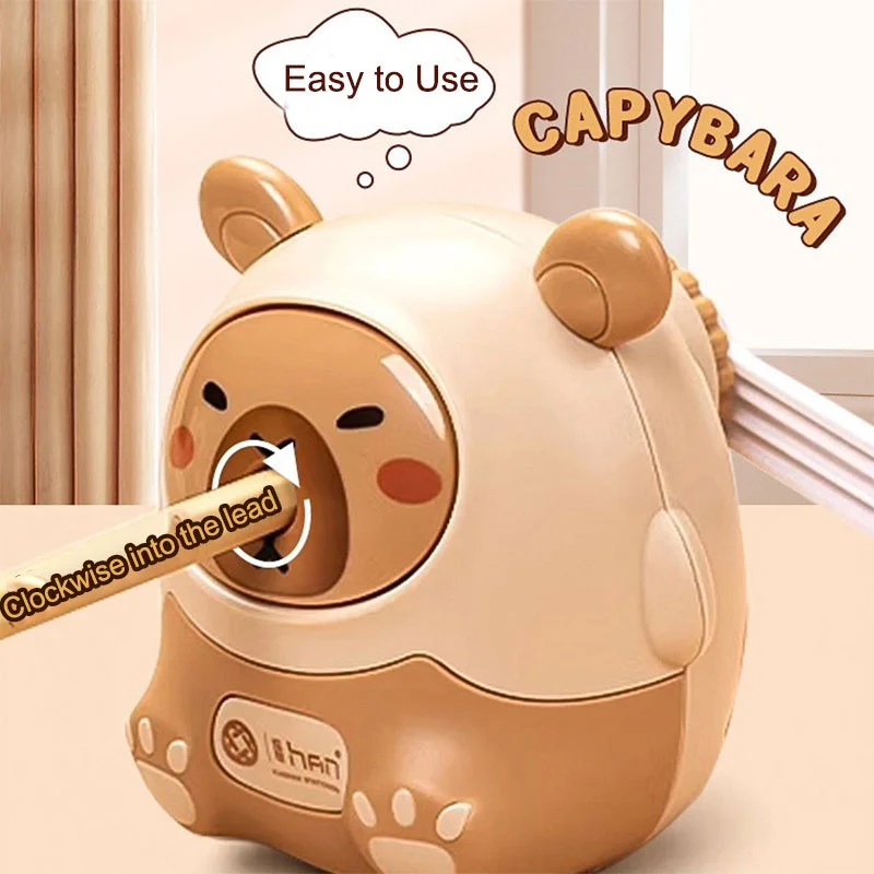 Capybara Pencil Sharpener Pencil Cutter Office School Table Sharperners Stationery Supplies