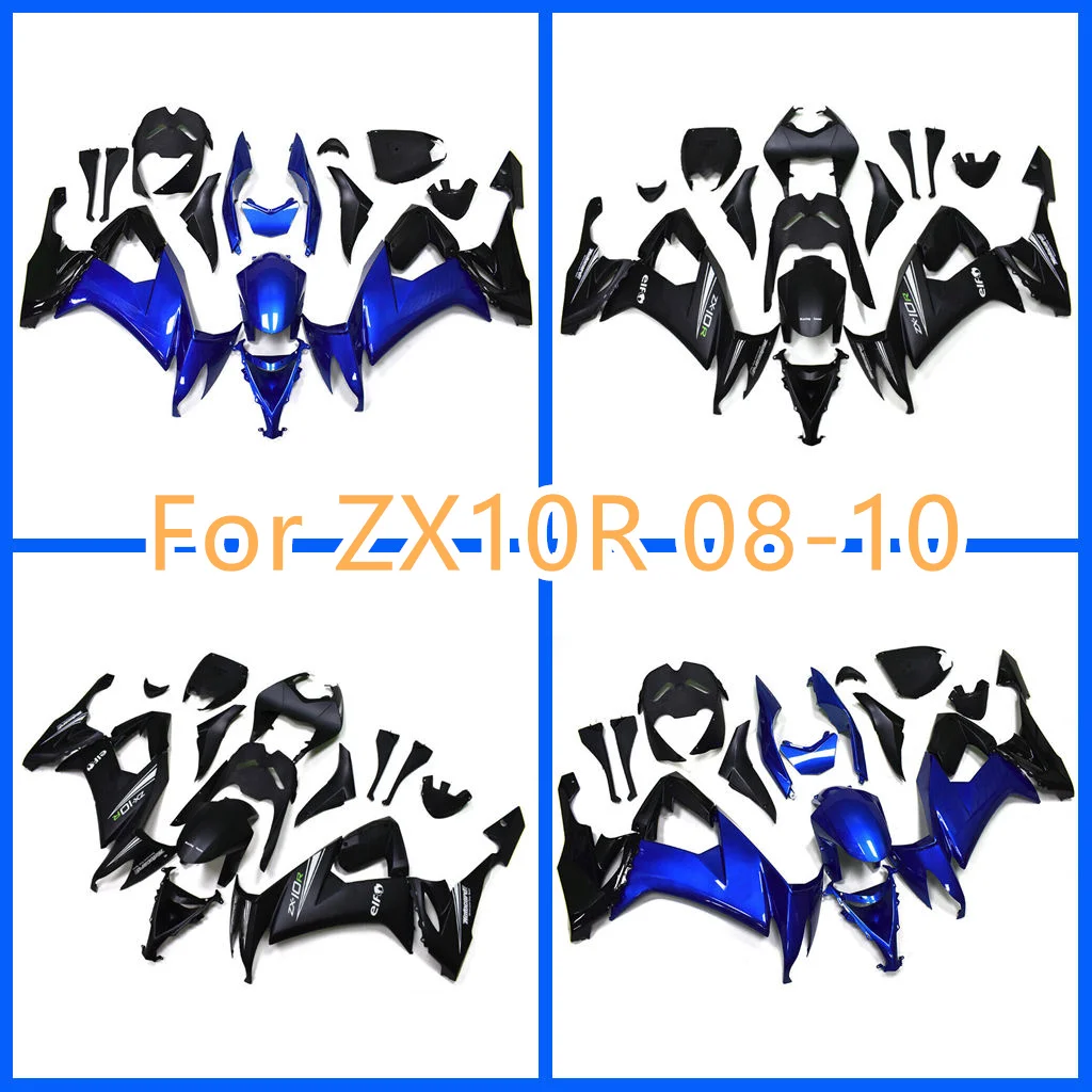

For 2008 2009 2010 ZX10R Kawasaki Ninja ZX-10R ZX 10R 08 09 10 Motorcycle Fairing Kits ABS Body Repair Parts