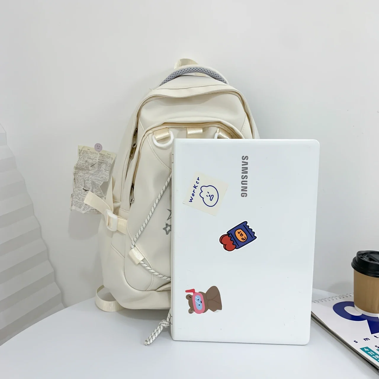 Mochila de gran capacidad para mujer, bolso de hombro de viaje creativo de alta calidad, para estudiantes universitarios, 2023