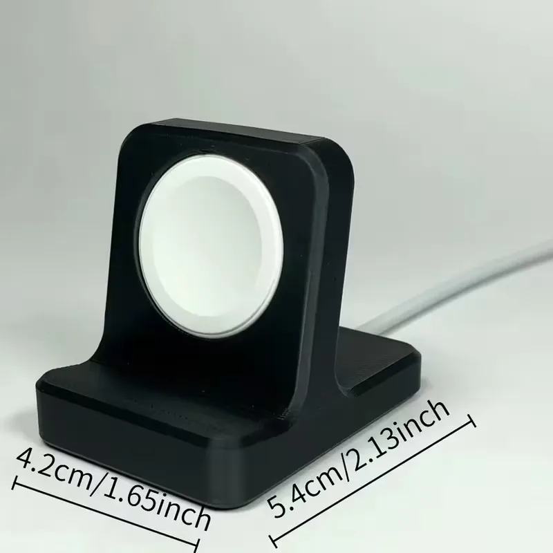 1pcs White Minimalist Smartwatch Charging Stand – Desk Organizer for Apple Watch, Practical Gift