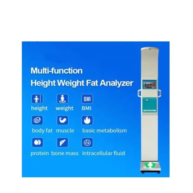

10.1 Inch LCD Multi-function Height Weight BMI Body Fat Analyzer Medical Scale