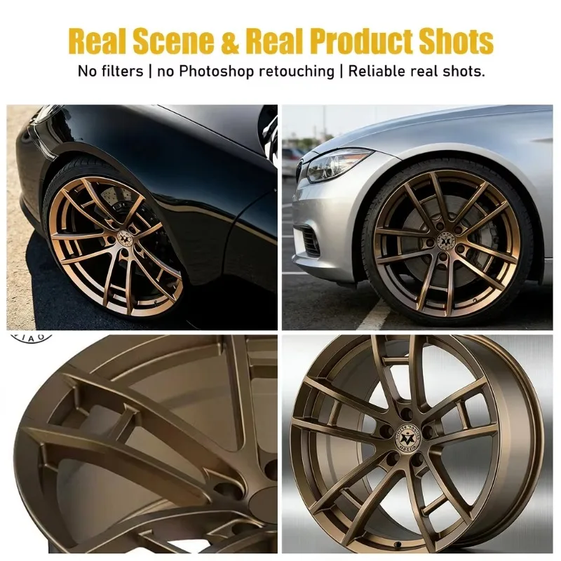 Custom High-End Forged Wheels Bronze 17 18 19 20 Inch For BMW F35/G30 5x115 5 Spoke For Aston Martin 6061-T6 CNC