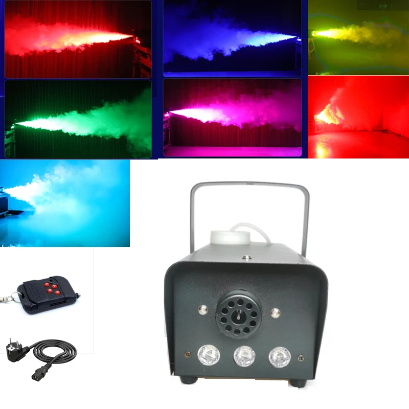 

LED 500W Air Column Smoke Machine With Wireless Remote Control Stage Fog Machine Fogger Stage Smoke Ejector For Party Dj Disco