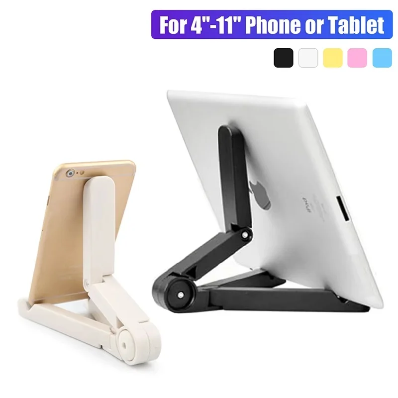 

Universal Folding Tablet Holder Multi-functional Mobile Phone Bracket Portable Desktop Smartphone Stand For iPad iPhone Huawei