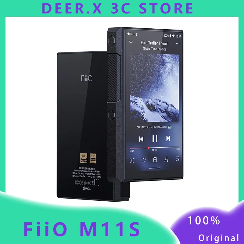 FiiO M11S HiFi music player portable Bluetooth WiFi balanced DSD decoding dual ES9038Q2M custom EPQ high-definition 5.0-inch MP3