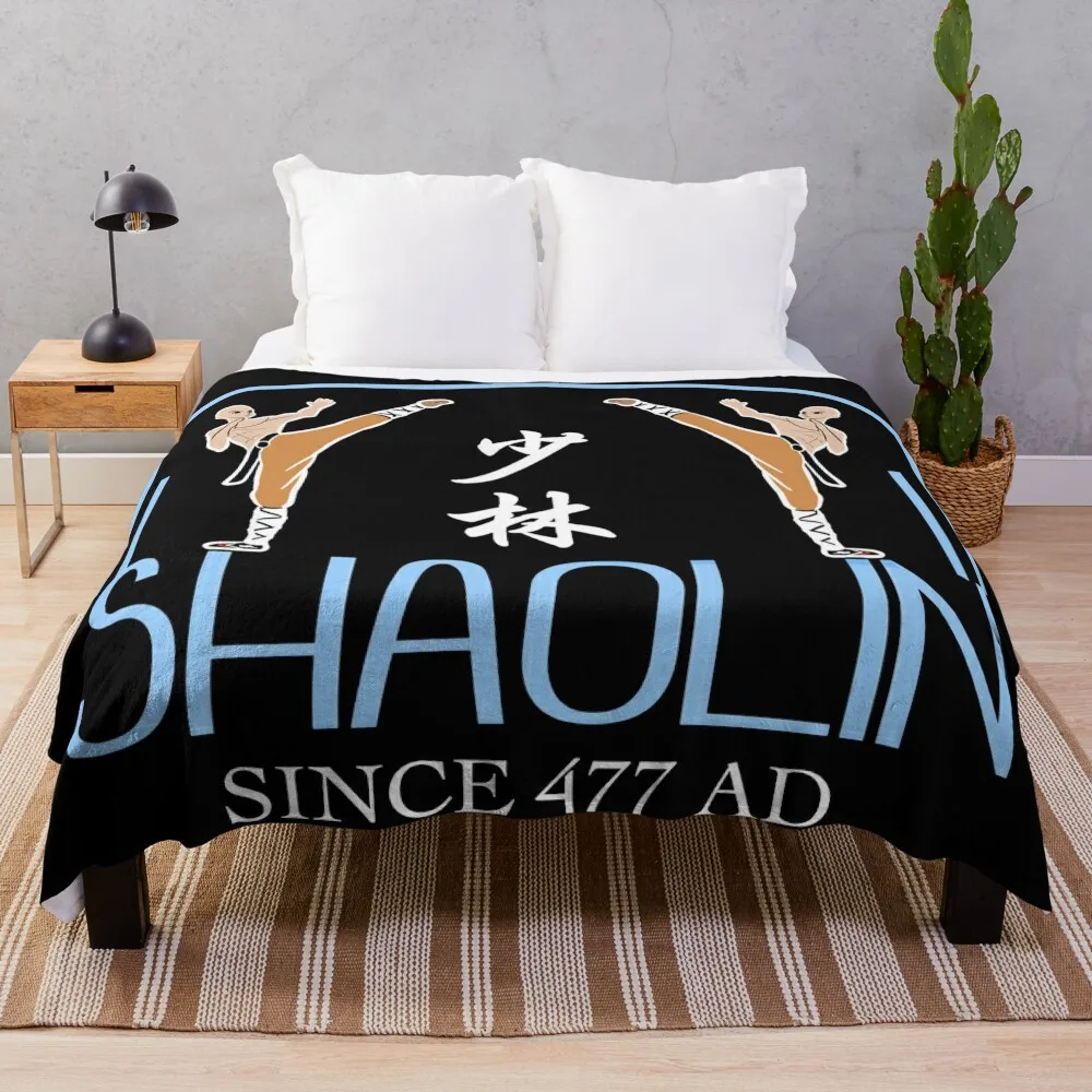 Shaolin Monks Throw Blanket Baby Summer Plaid on the sofa Blankets