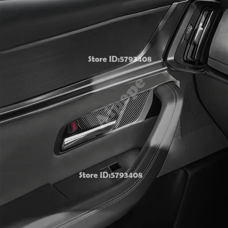 For Mazda CX60 CX 60 CX-60 2022 2023 2024 ABS Carbonfiber Interior Accessories Window Switch Cover Air Conditions Outlet Frame