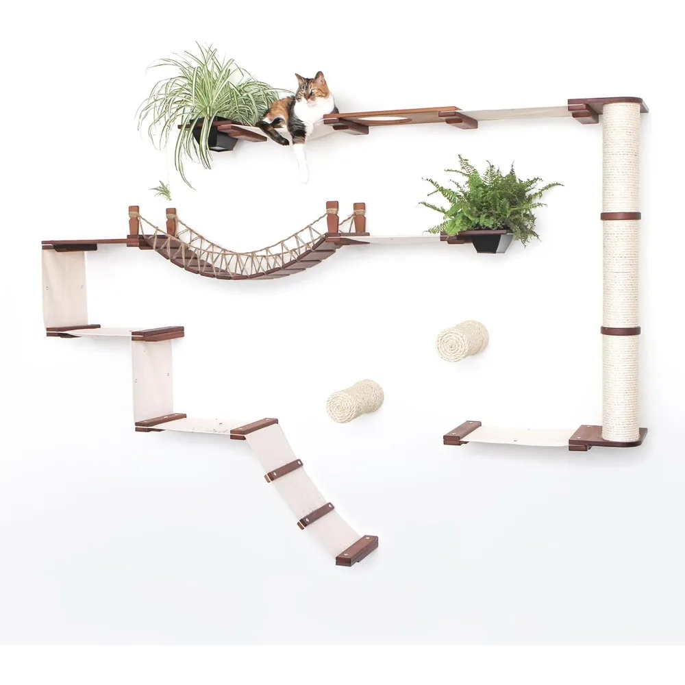 

Freedom Cat FrameastrophiCreations Juggernaut Modern Condo for Large and Small s, with Bridgewall, Hammocks, Scratching Poles,