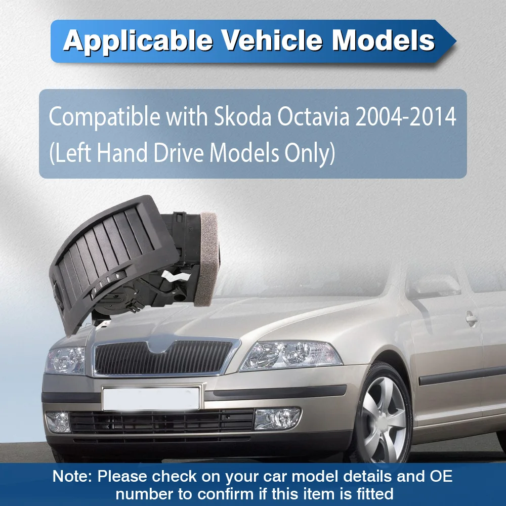 

Передний воздуховод в сборе 1ZD819702 для Skoda Octavia 2004-2014, левый/правый/центральный передний, 1Z0819701A, 1ZD820951