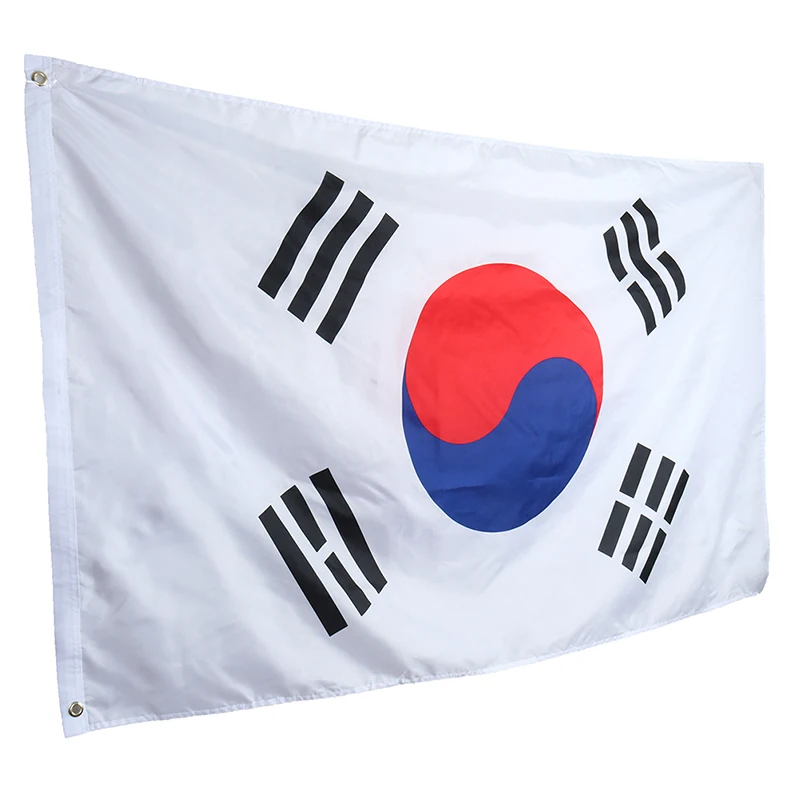Large South Korea Flag Polyester the Korean National Banner 90*150cm