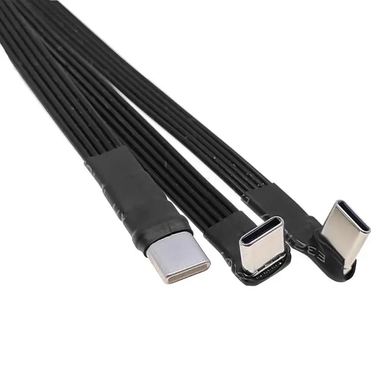 652F Type C Cable 65W Charging Cord Data Transfer Heat Shrink Sleeve Charges Multipurpose Cable for Small Space Usage
