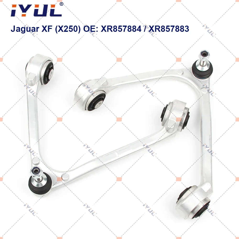 

IYUL A Pair Front Upper Suspension Control Arm U-Type For Jaguar XF X250 XJ X350 S-TYPE CCX XR857884 XR857883 C2Z29117 C2Z29115