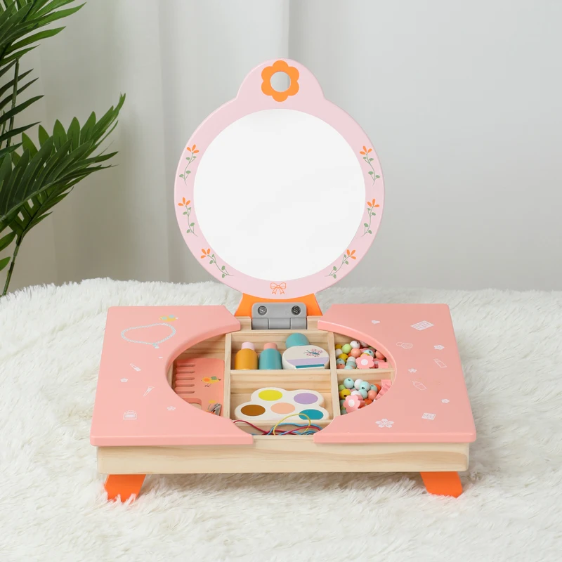 kids foldable dressing table