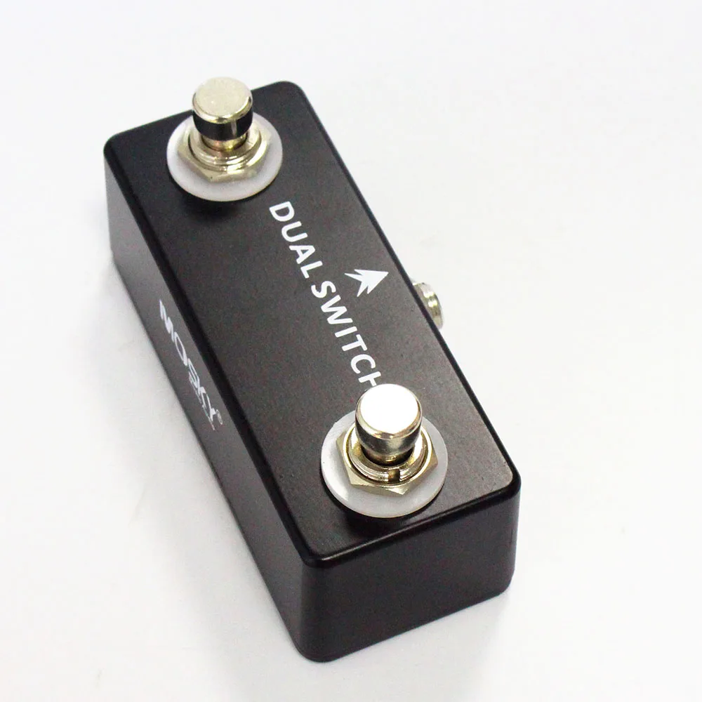 MOSKY Dual Momentary Electric Guitar Bass Effect Pedal Footswitch DUAL SWITCH Guitar Pedal Overdrive For Electric Guitar Parts