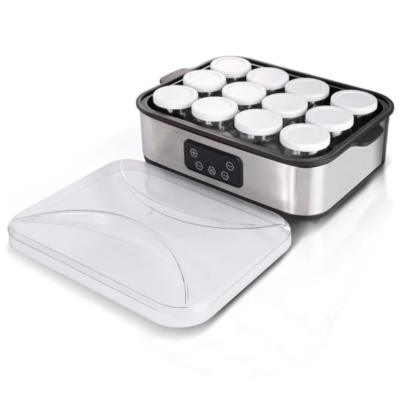 European yogurt machine, homemade yogurt fermentation for breakfast, home jam ice cream, yogurt pudding, 12 cups